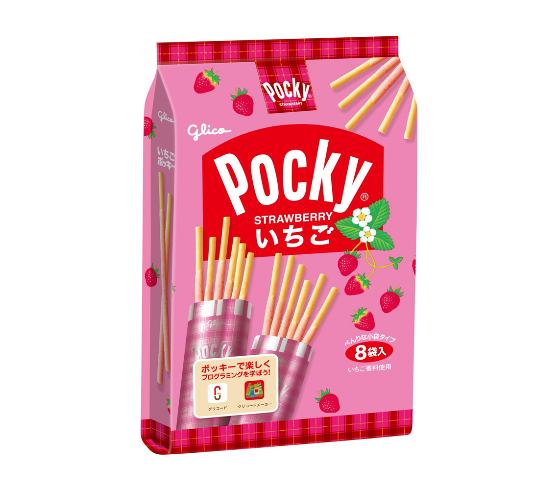 Pocky Chocolate Strawberry - 93.6G)