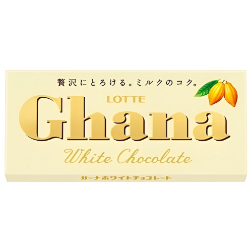 White Chocolate Lotte Ghana - 45G