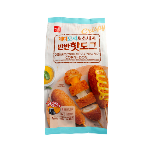 Corn Dog Cheddar Cheese & Fish Sausage - 400g