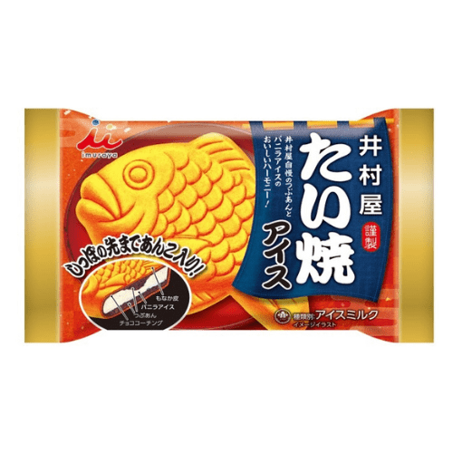 Taiyaki Ice Snack - 130ML Imuraya Confectionary Singarea Online Asian Supermarket UAE